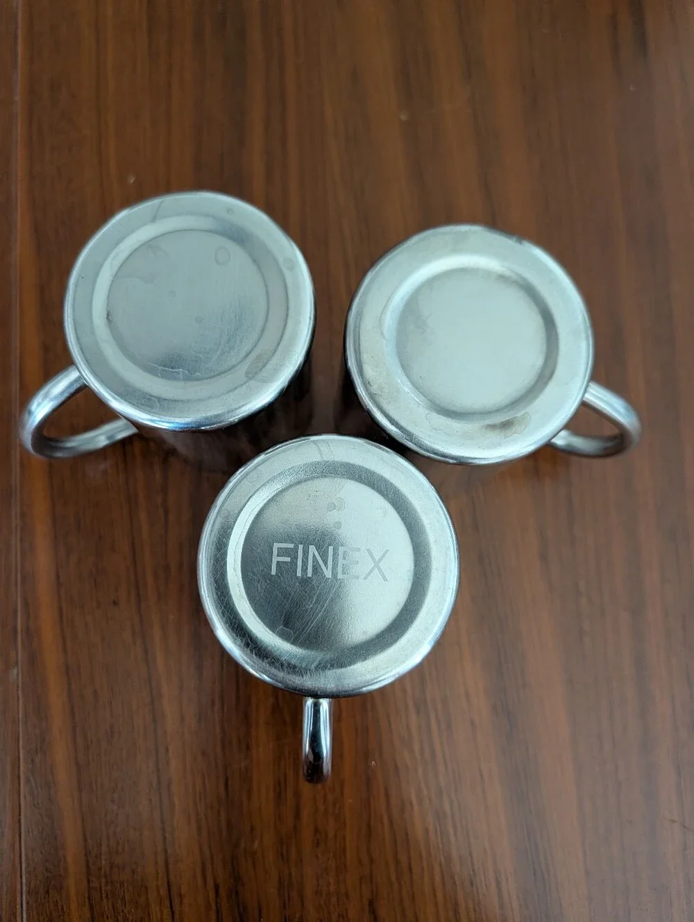 Double Wall Insulated Stainless Steel Coffee Mugs Set of 3
